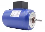 Kommutator Gehäuse Motor in blau